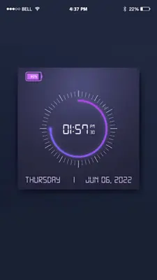 LED Digital Clock Alarm Clock android App screenshot 0