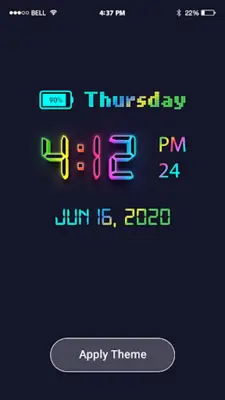 LED Digital Clock Alarm Clock android App screenshot 2